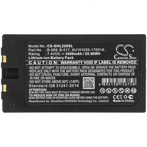Batterie appareil de mesure graphtec gl220