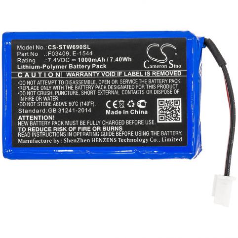 Batterie appareil de mesure satlink ws 6906