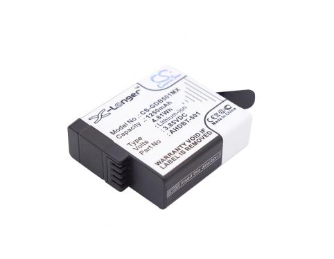 Batterie camera embarquee gopro chdhx 501
