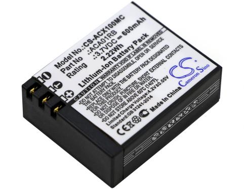 Batterie camera embarquee activeon cx