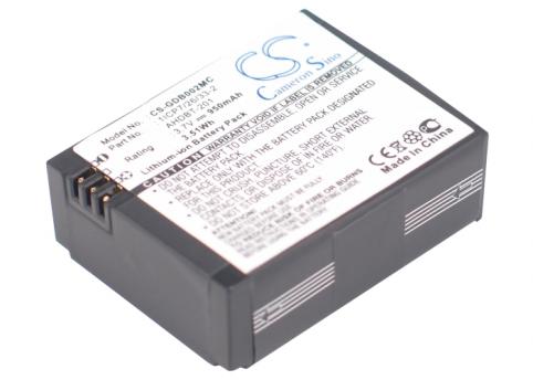 Batterie camera embarquee gopro hero 3+