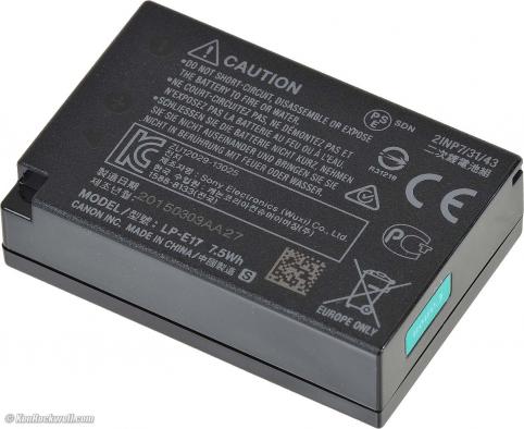 Batterie camescope canon eos kiss x8i