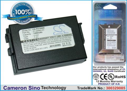 Batterie lecteur code barre symbol pdt8056