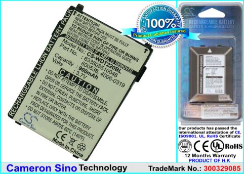 Batterie lecteur code barre datalogic falcon pt40