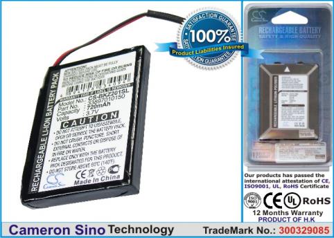 Batterie gps becker traffic assist z204