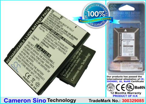 Batterie  smartphone hp compaq ipaq jornada aero ipaq 214