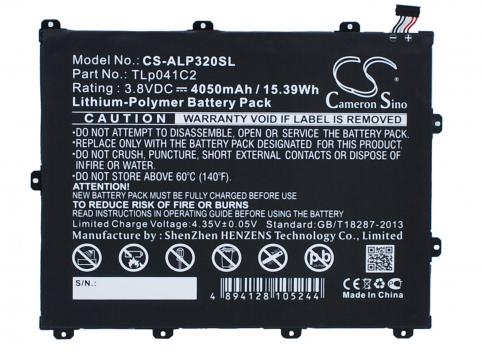 Batterie tablette alcatel p320a