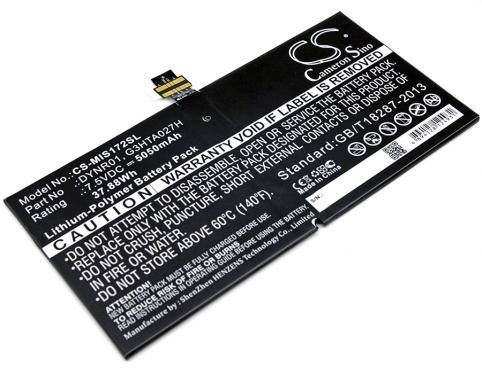Batterie  microsoft dynr01 surface 4