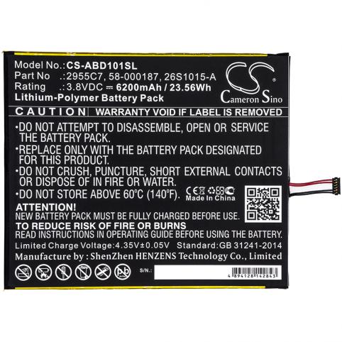 Batterie tablette amazon m2v3r5