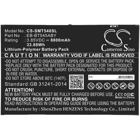 Batterie tablette samsung tab active pro 10.1