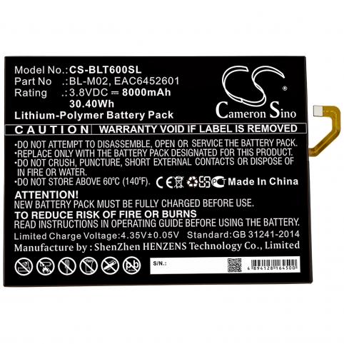 Batterie tablette lg lm t600ts