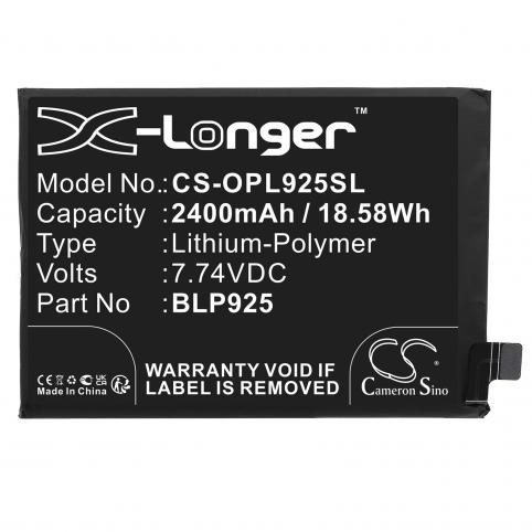Batterie telephone oneplus 10r 5g 2022
