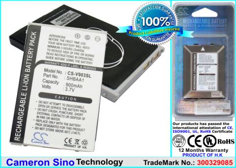 Batterie telephone sharp v703
