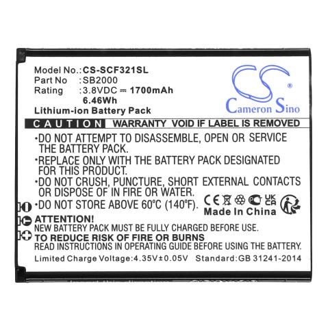 Batterie telephone schok flip sc3218t