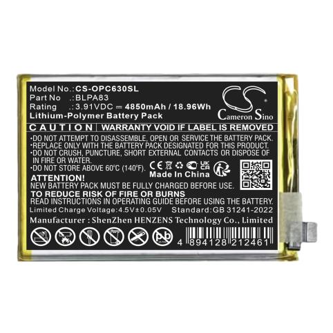 Batterie telephone oppo realme c65s