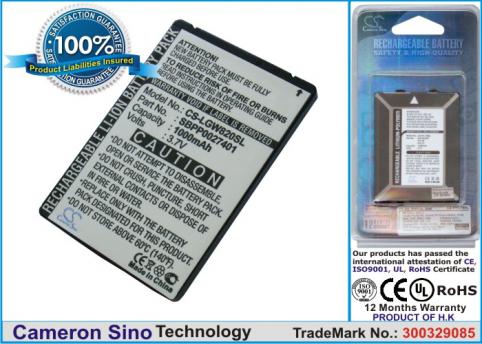 Batterie telephone lg gw620us