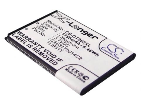 Batterie telephone alcatel one touch 960c