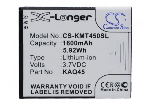 Batterie  kazam kaq45 thunder 4.5
