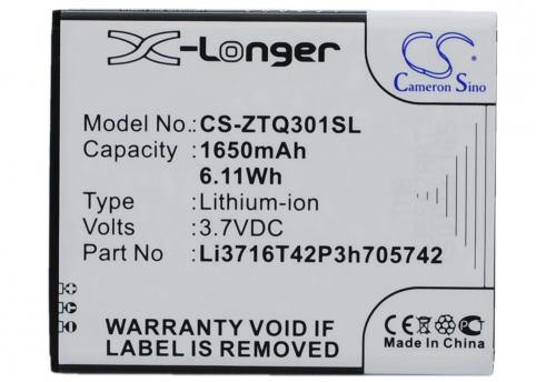 Batterie telephone zte q30c