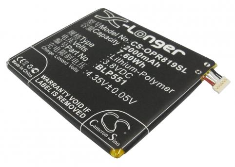 Batterie telephone oppo find mirror
