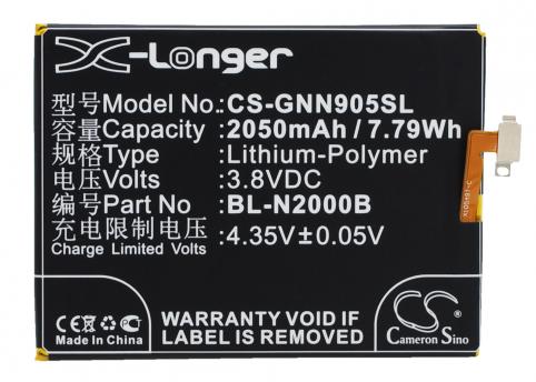 Batterie telephone gionee gn9005