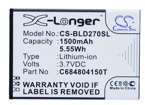Batterie telephone blu d272a