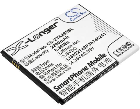 Batterie telephone zte blade a465