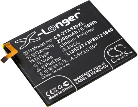 Batterie telephone zte blade a510
