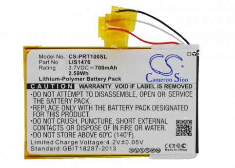Batterie livre electronique sony prs t2