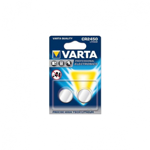  2 piles lithium varta cr2450